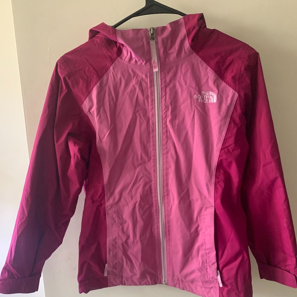 pink north face kids jacket